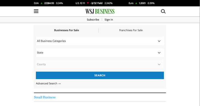 Wall Street Journal - Small Business